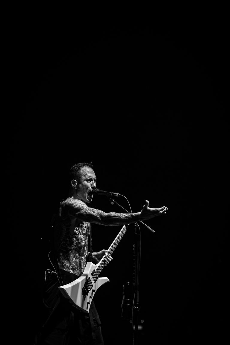 Trivium performing live at AEC Theatre in Adelaide